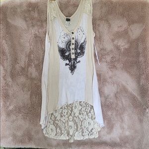Free People Graphic Tank